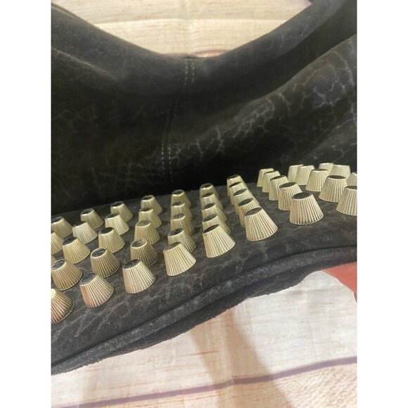 Alexander Wang Women's Black Suede Croc Embossed Hobo Bag - OS - Picture 11 of 14